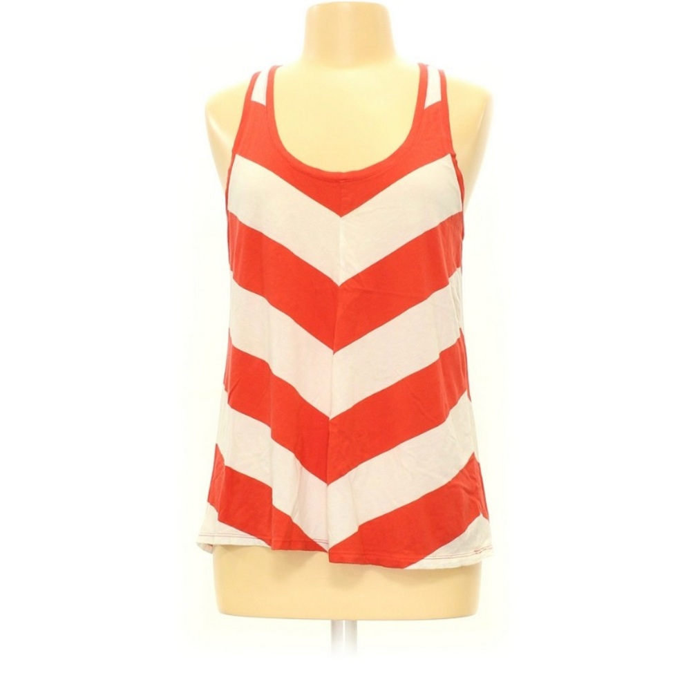 GAP red & white striped tank top